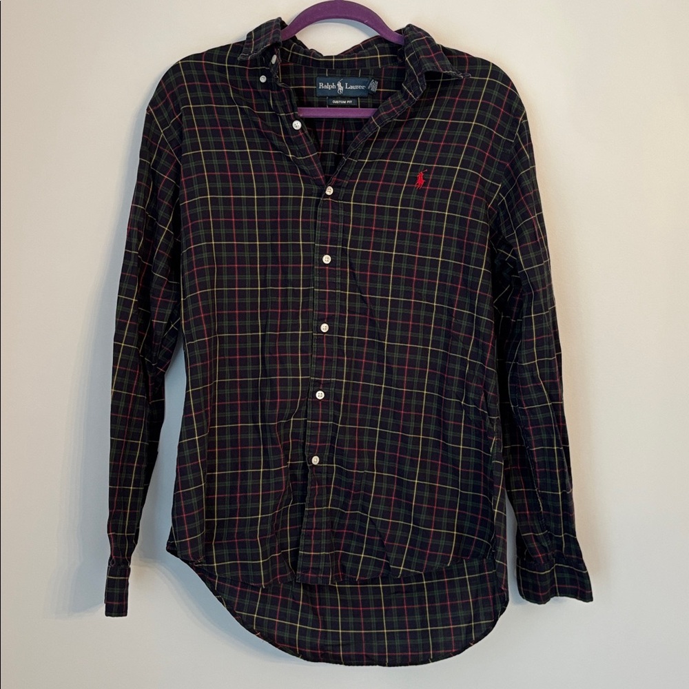 Ralph Lauren Tartan Shirt in Navy and Red